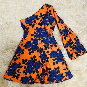 ASOS one sleeve mini dress